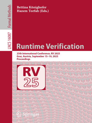 cover image of Runtime Verification
